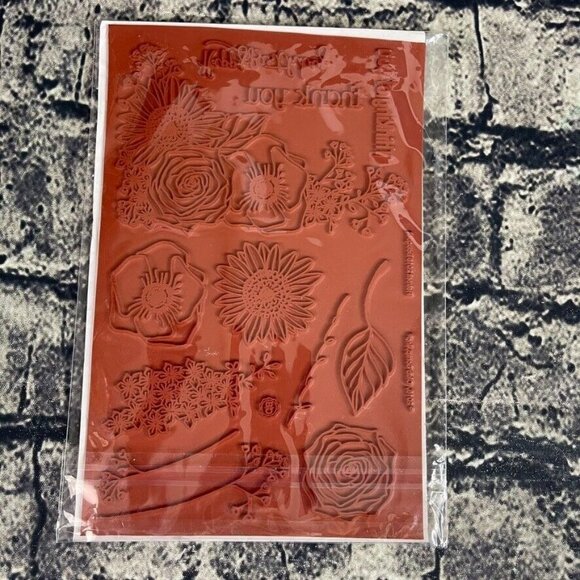 Club Scrap Rubber Unmounted Stamps Retreat 2016 Retreat Bouquet - Picture 5 of 8